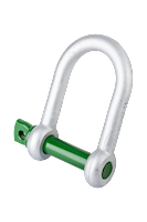 G-4551 Green Pin Bigmouth Dee Shackles Product Render 1